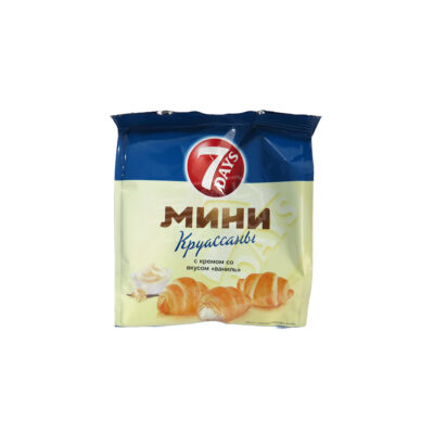 7 Days Mini Croissant with Vanilla Filling 65g