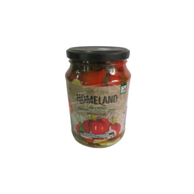 Կարմիր պղպեղ մարինացված բուսական յուղով Հոմլենդ 750գ