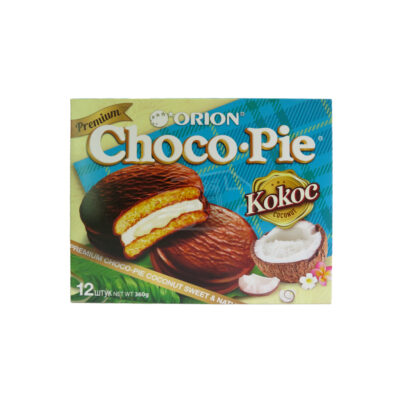 Choco Pie Coconut Chocolate Covered Biscuits 12pcs