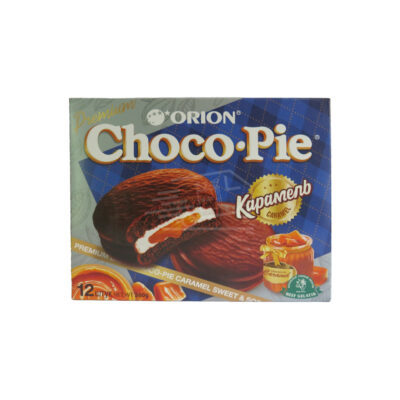 Шоколадное печенье Чоко пай карамель 12шт