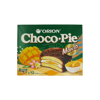 Choco Pie Mango Chocolate Covered Biscuits 12pcs