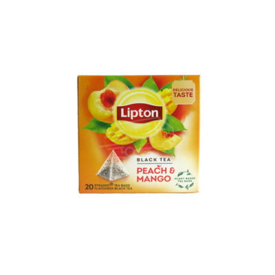 Թեյ սև Լիպտոն դեղձ և մանգո 20 փաթեթ