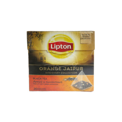 Чай черный Lipton апельсин Jaipur 20 пакетов