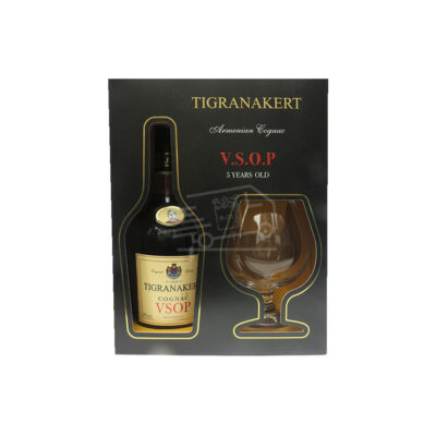 Tigranakert 5-Year-Old Brandy 0.5L with Glass