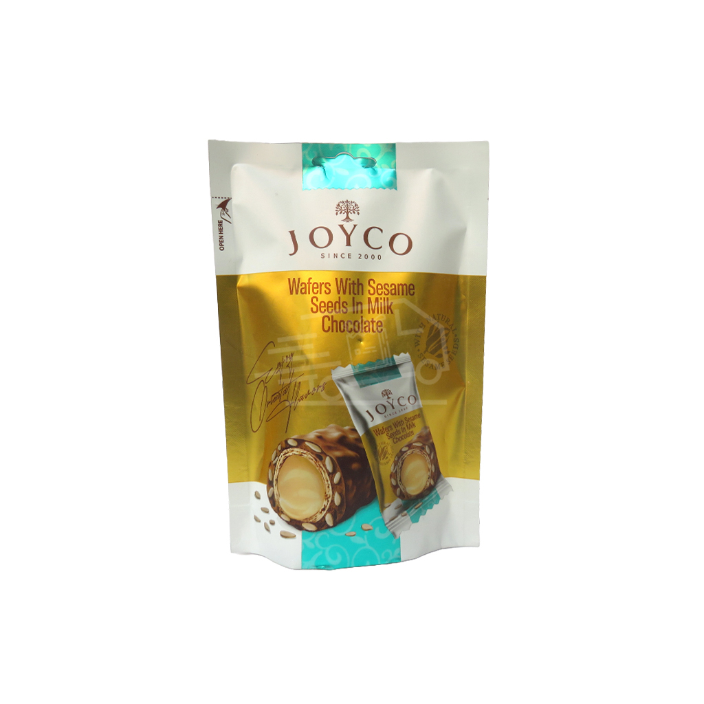 Grand Candy Wafer Candies with Sesame Seeds and Milk Chocolate 80g