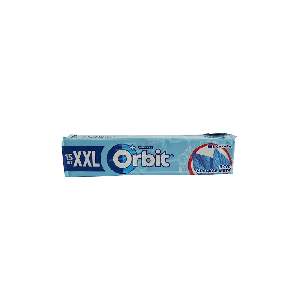 Жевательная резинка Orbit XXL со вкусом сладкой мяты 20,4 г