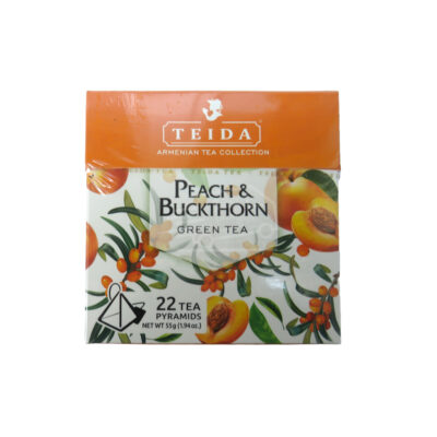 Թեյ Թեյդա դեղձ և չիչխան կանաչ 55գ