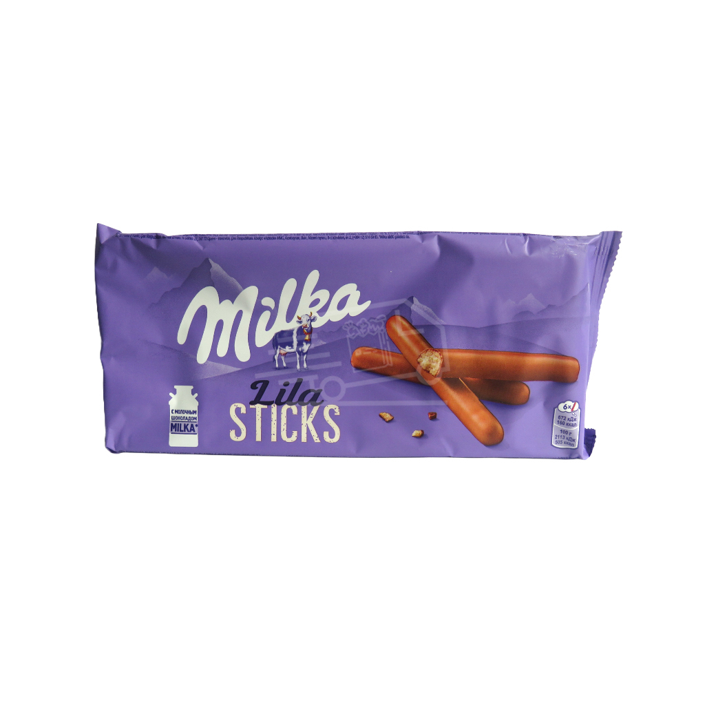 Печенье-палочки Milka Lila Sticks 112г