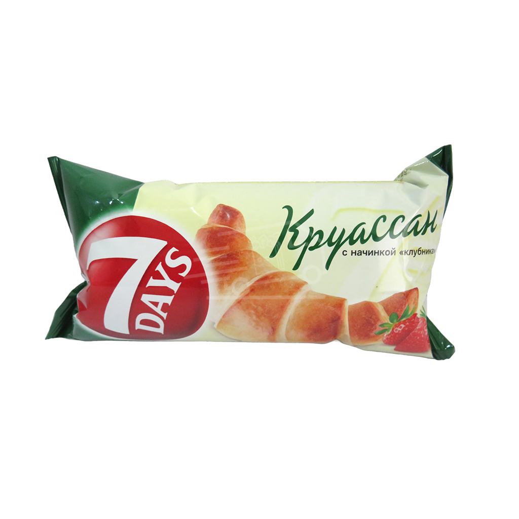 Круассан 7DAYS с клубничной начинкой 65г