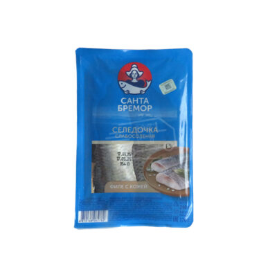 Slightly salted herring fillet Santa Bremor with skin 240g