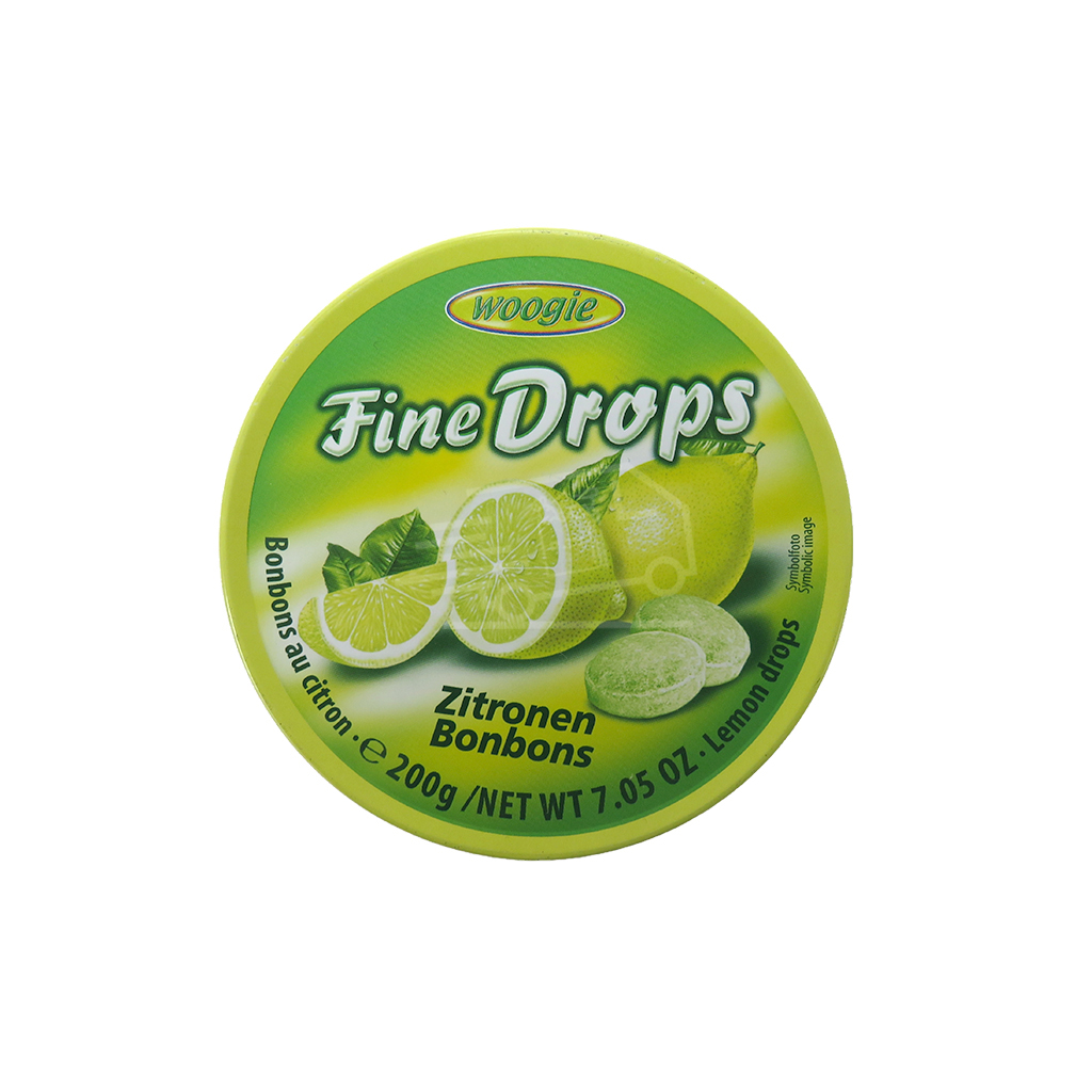 Սառնաշաքար Վուգի Ֆայն Դրոպս կիտրոն 200գ