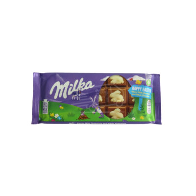 Շոկոլադե սալիկ Միլկա սպիտակ նապաստակի տեսքով 100գ