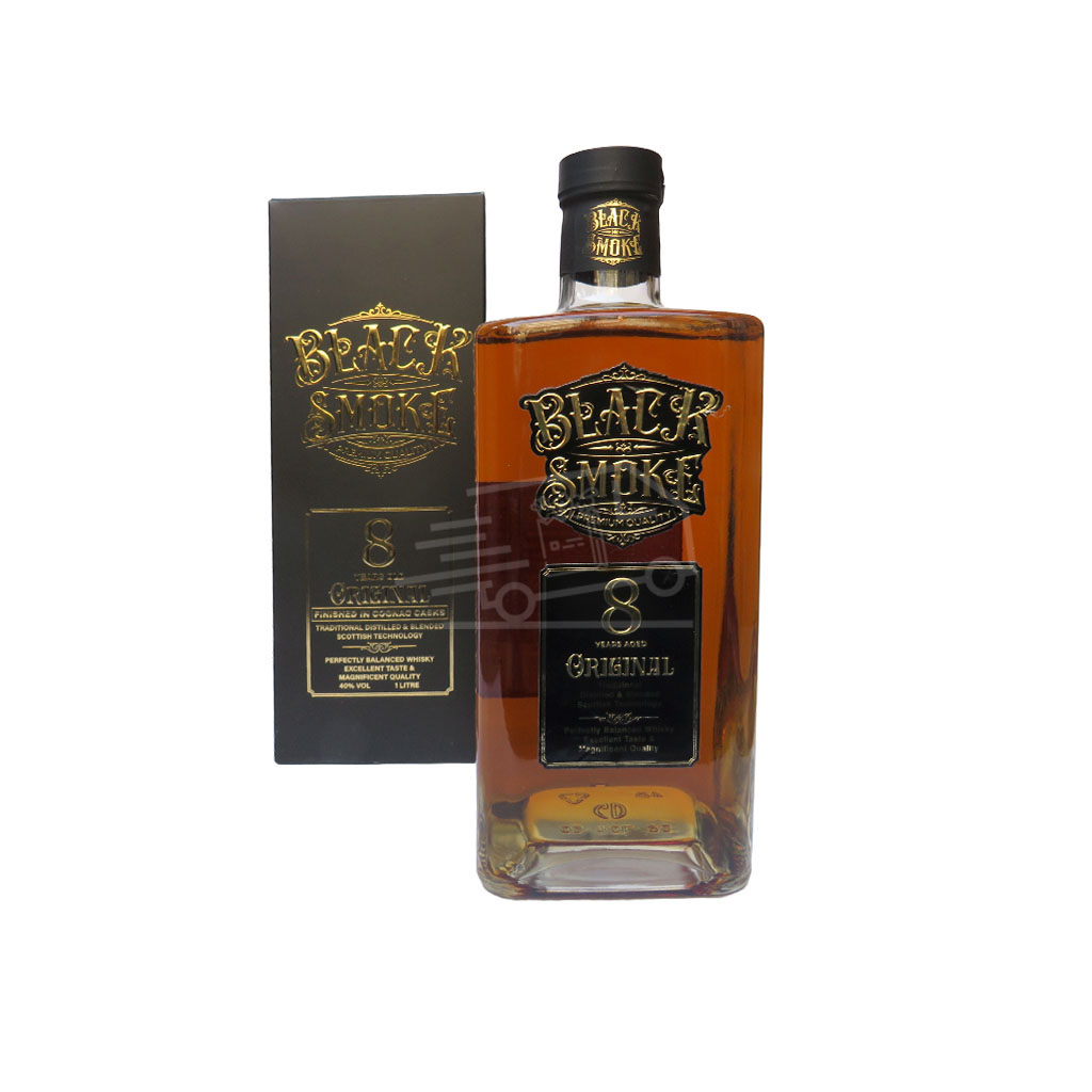 Whisky Black Smoke 8 Years Old with Personal Box 1L