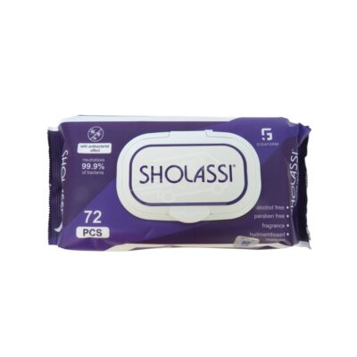 Scholassy Wet Wipes Extra Soft N72 Antibacterial