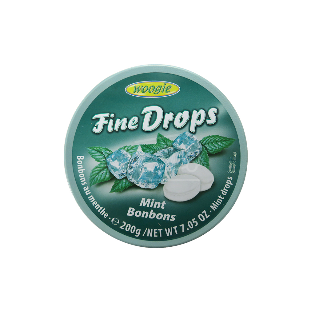 Սառնաշաքար Վուգի Ֆայն Դրոպս անանուխ 200գ