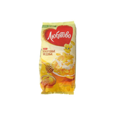 Նախաճաշ Լյուբյատովո եգիպտացորենի փաթիլներ մեղրով 250գ