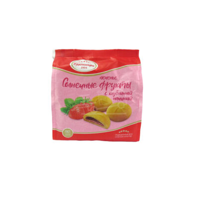 Թխվածքաբլիթ Բրյանկոնֆի արևային մրգեր ելակի միջուկով 250գ