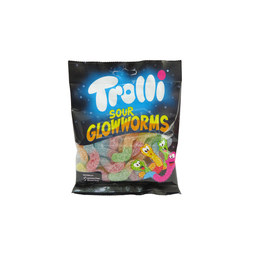 Դոնդողե կոնֆետներ Տրոլլի թթու որդեր 100գ