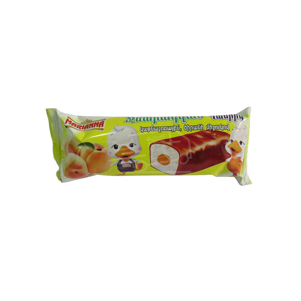 Marianna Apricot-filled Glazed Cheese Snack 40g