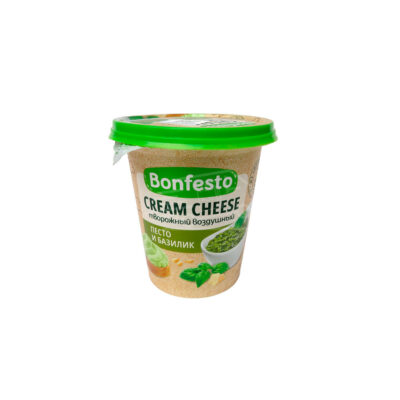 Bonfesto Cream Cheese with Pesto and Basil 125g