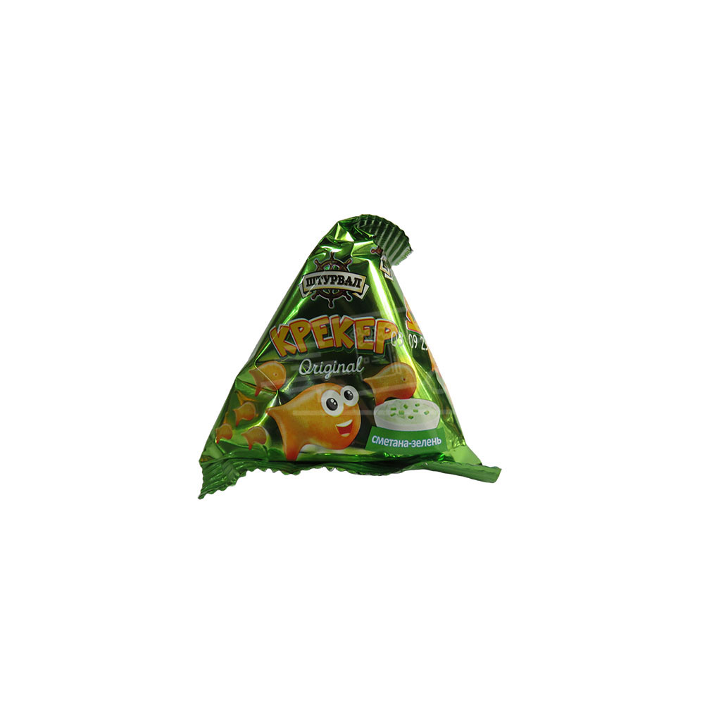 Crackers Shturval Greens and Sour Cream 22g