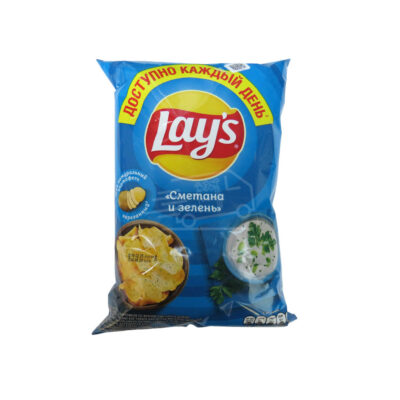 Չիփս Լեյս կանաչի և թթվասեր 140գ