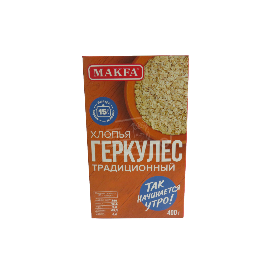 Овсяные хлопья Макфа Геркулес традиционный 400г