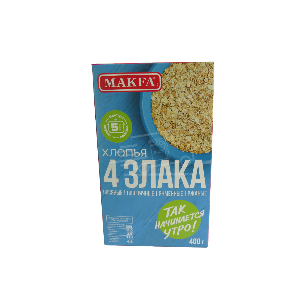 Makfa Oat Flakes with 4 Cereals 400g