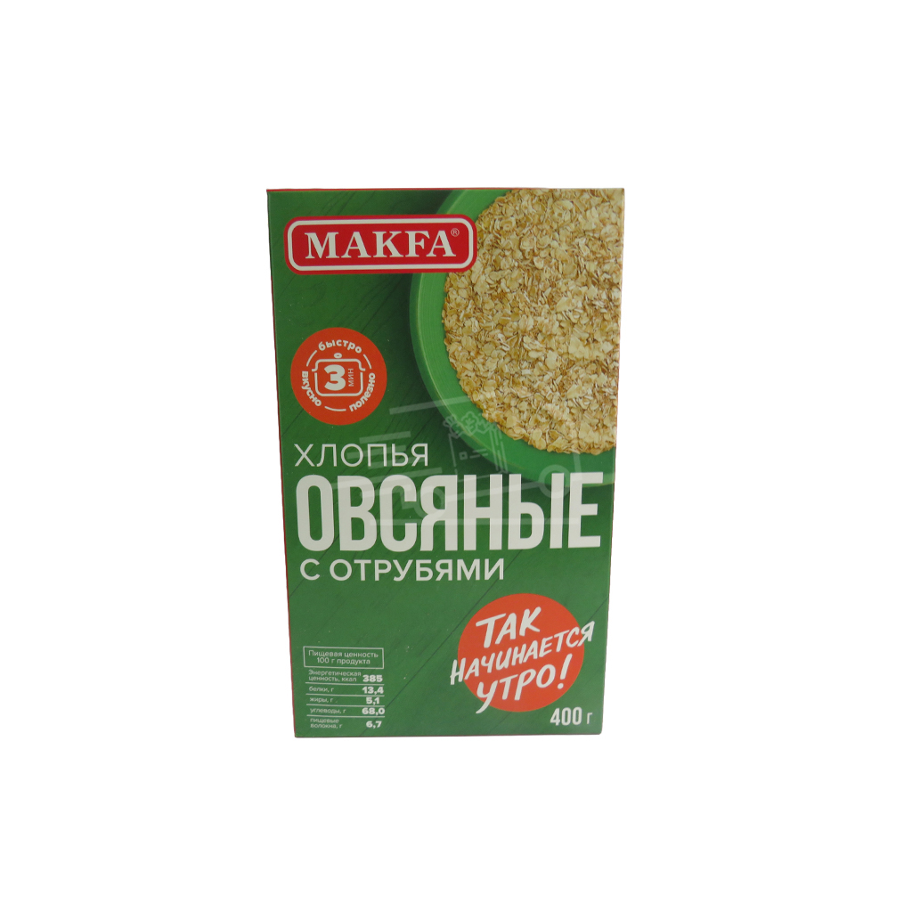 Makfa Oat Flakes with Bran 400g