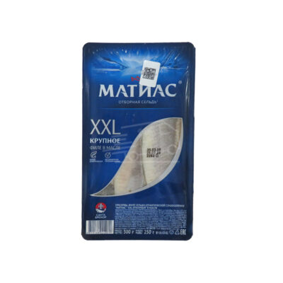 Ծովատառեխի ֆիլե Մատիաս XXL հատընտիր 300գ