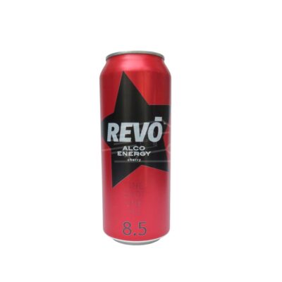 Revo Cherry Alcoholic Energy Drink 8.5% 0.5l