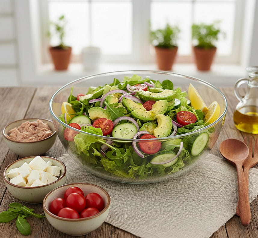 Ավոկադոյով սեզոնային աղցան՝ թարմ, արագ և առողջ բաղադրատոմս