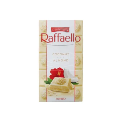 Raffaello Белый шоколад с кокосом и миндалем 90г
