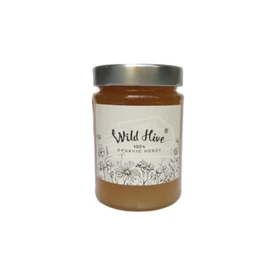 Մեղր Wild Hive օրգանիկ ապակյա տարա 430գ