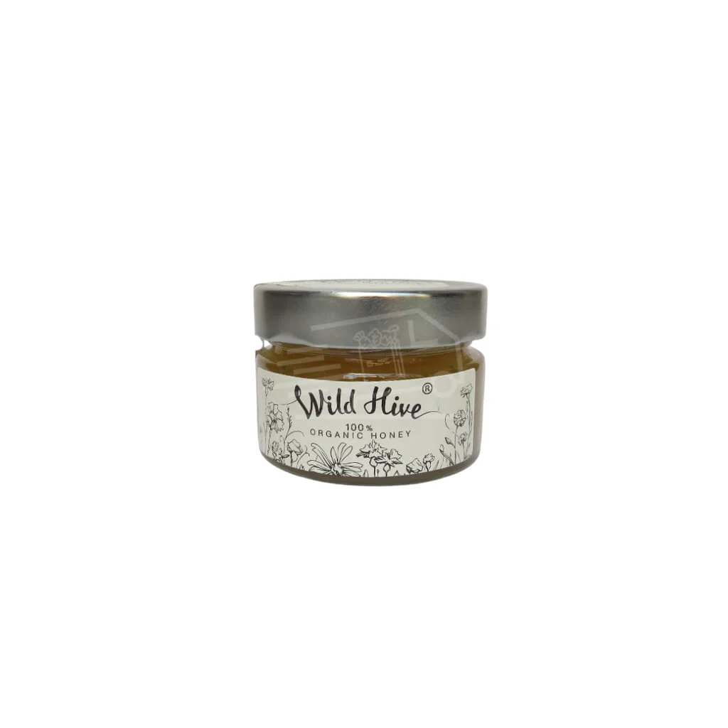 Մեղր Wild Hive օրգանիկ ապակյա տարա 180գ