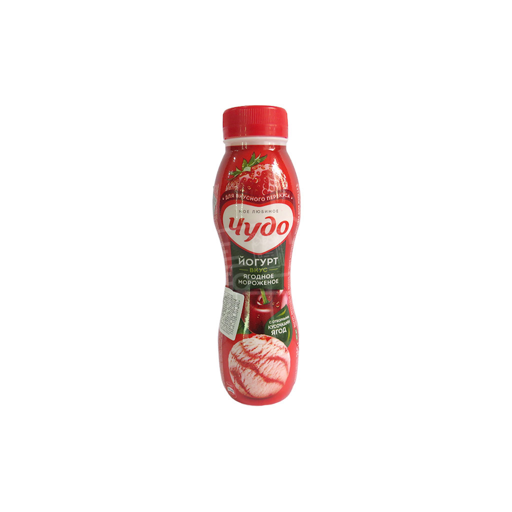 Chudo Drinking Yogurt Berry Ice Cream 260g, Fat 1.9%