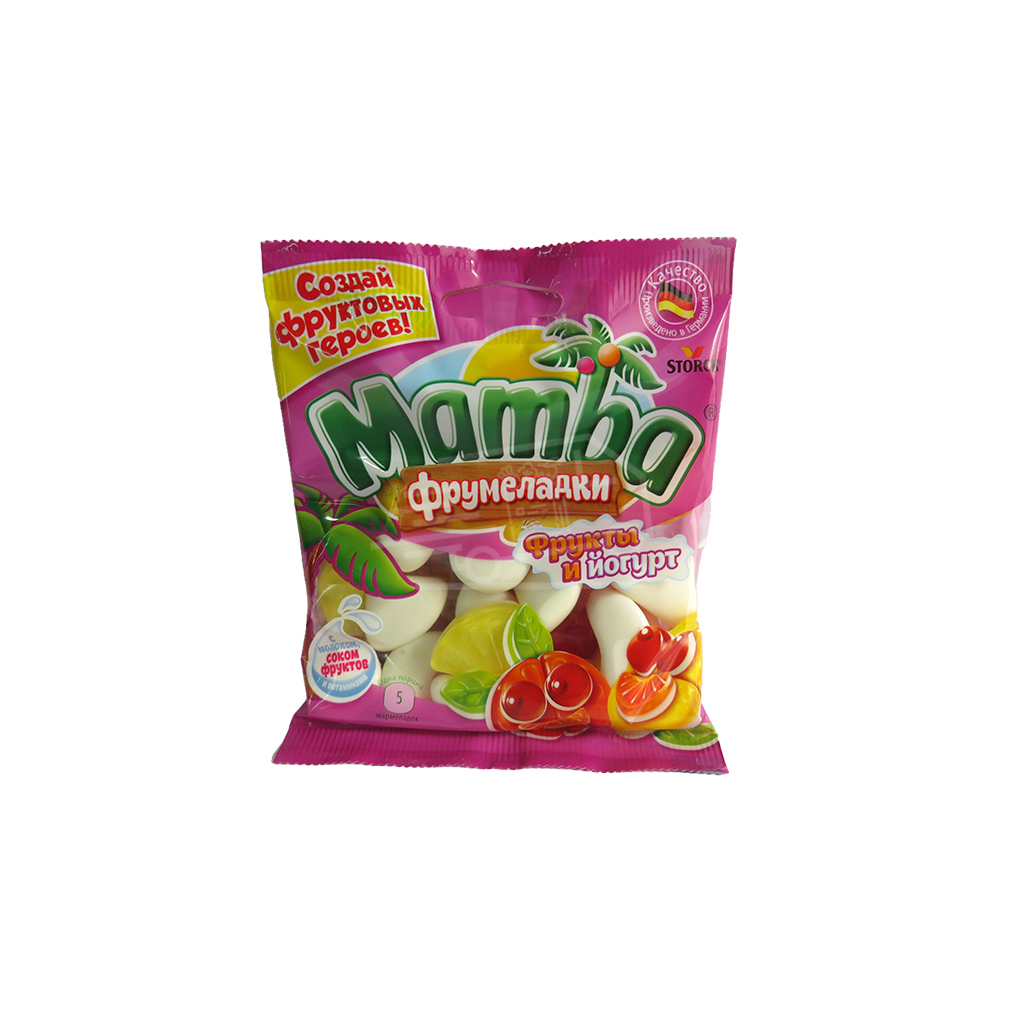 Mamba Fruit and Yogurt Chewy Candy 72g