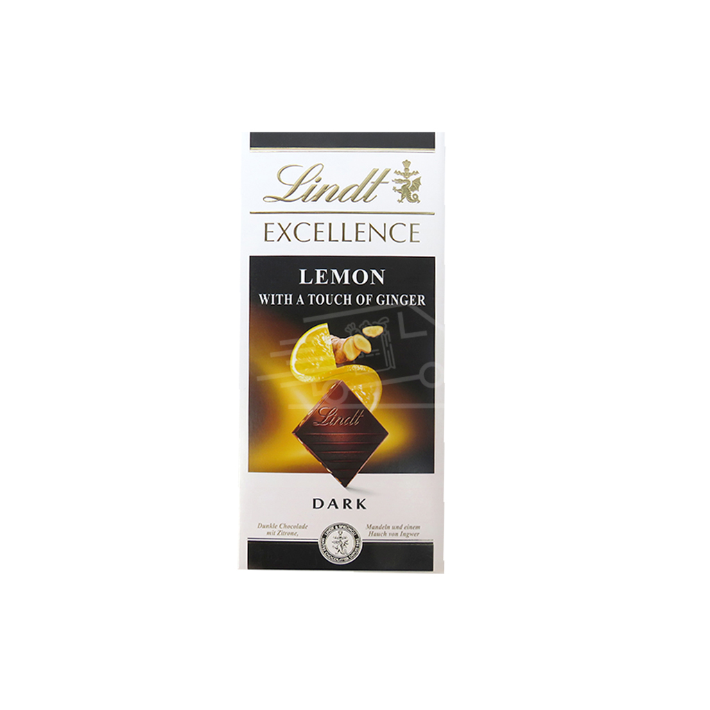 Dark Chocolate with Lemon and Ginger 100g