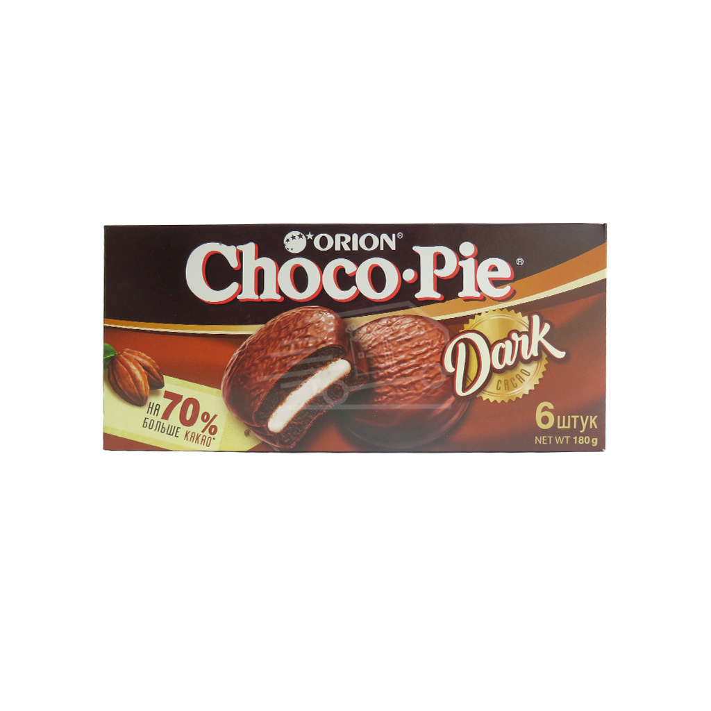 Чоко Пай Печенье в Темном Шоколаде 6 шт