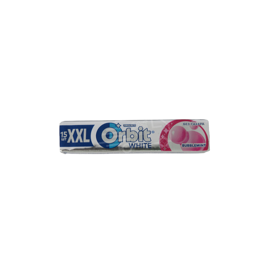 Жевательная резинка Orbit White XXL Bubblemint 20,4 г