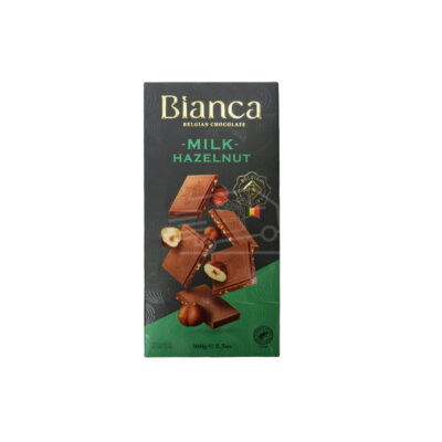 Bianca Milk Chocolate Bar with Hazelnuts 100g