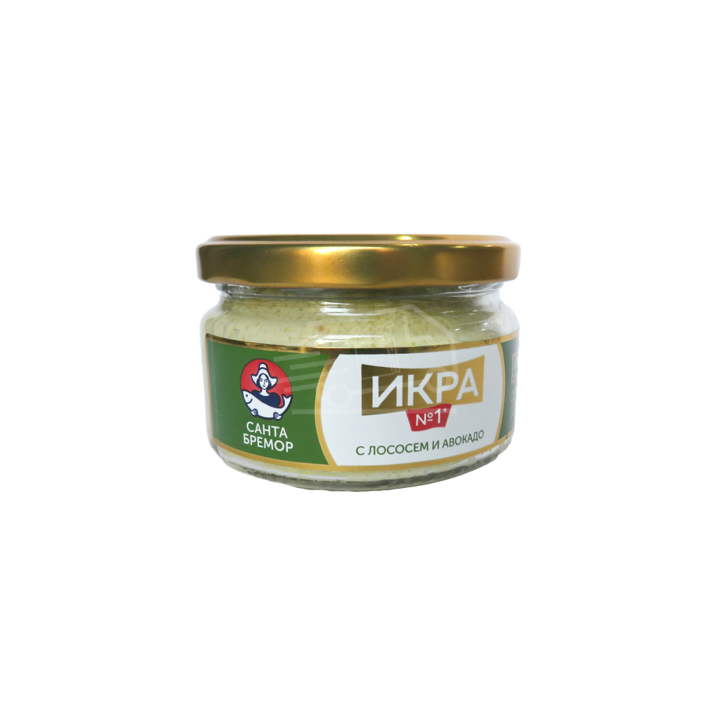 Capelin caviar Santa Bremor with salmon and avocado 180g