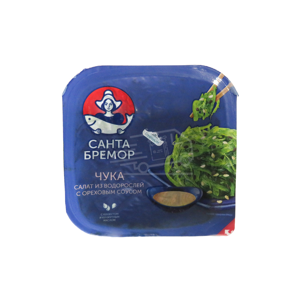Աղցան ծովային ջրիմուռից Սանտա Բրեմոր Չուկա ընկուզային սոուսով 150գ
