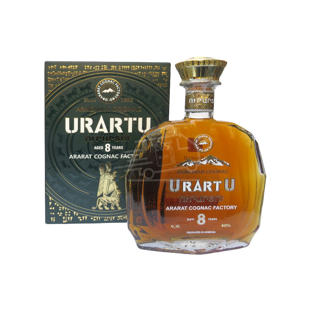 Cognac Urartu 8 Years Old with Personal Box 0.5L