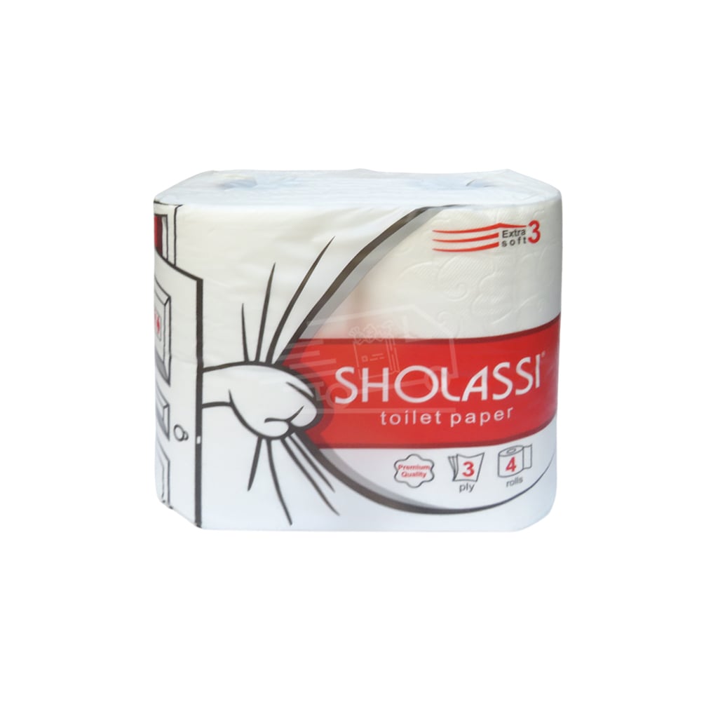 Զուգարանի թուղթ Շոլասսի էքստրա սոֆթ 3 շերտ 4 հատ