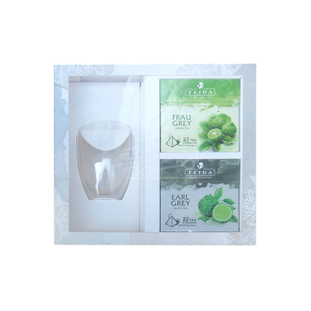 Թեյի հավաքածու + բաժակ Թեյդա էռլ գրեյ