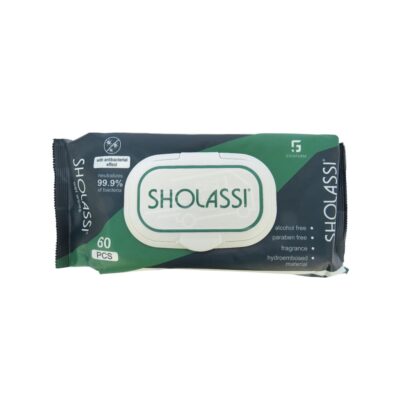 Влажные салфетки Scholassy Extra Soft антибактериальные N60