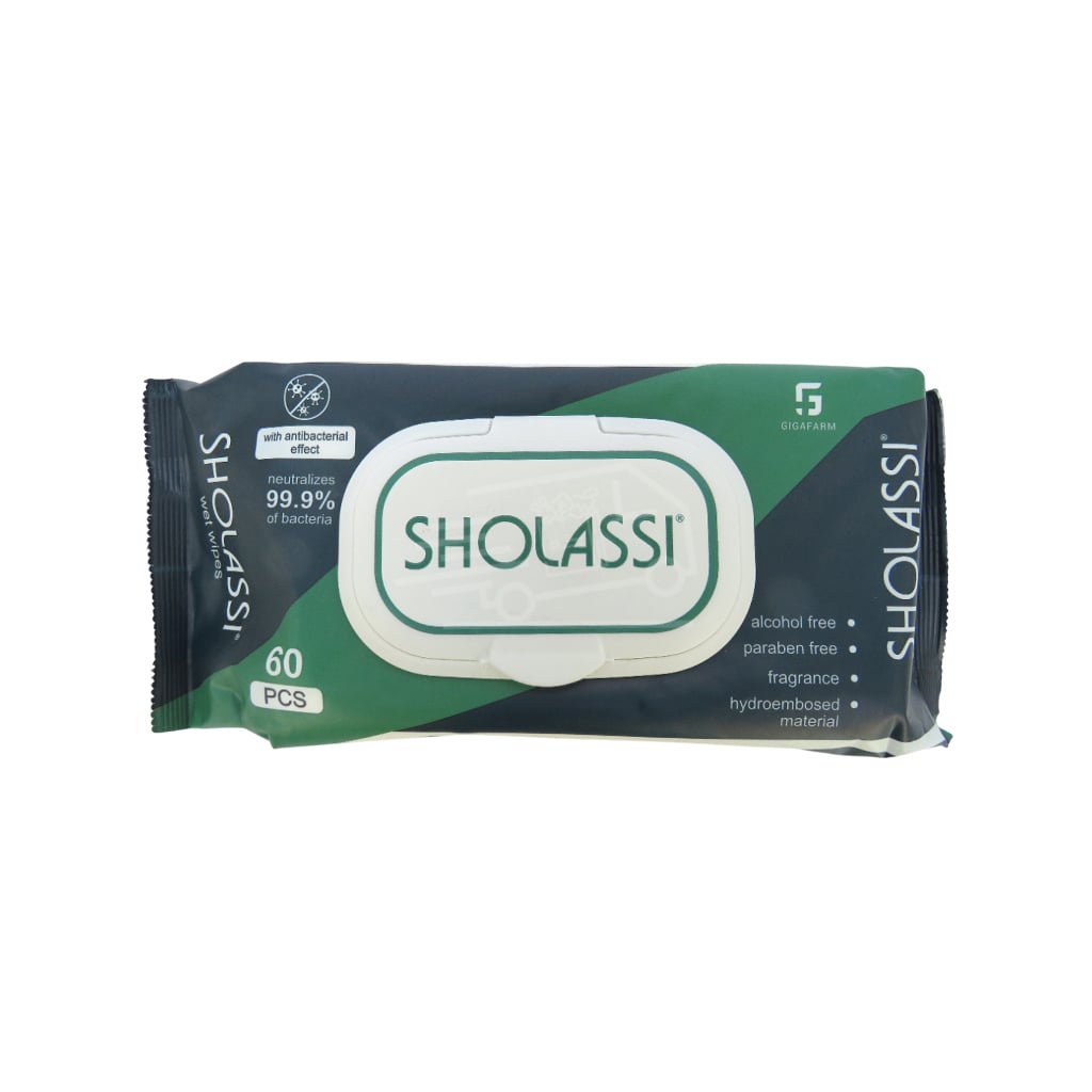 Խոնավ անձեռոցիկ Շոլասսի էքստրա սոֆթ անտիբակտերիալ N60
