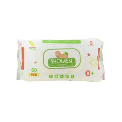 Влажные салфетки Scholassy Extra Soft N60 детские