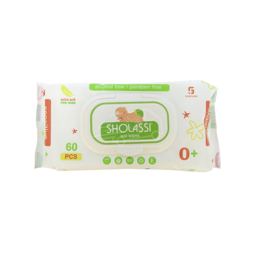 Խոնավ անձեռոցիկ Շոլասսի էքստրա սոֆթ N60 մանկական